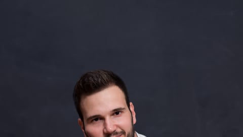 man wearing a white shirt