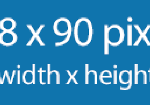 728 x 90 pixel banner